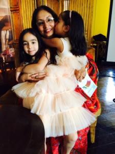 Sonia and Anya and me at the Shang Lit Fest-March 2014