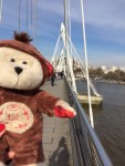 On Waterloo walking&nbsp;bridge