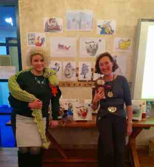 Isolde Rosevear and Sarah Brennan at WISS March 2017.jpg