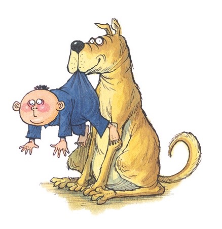 Desmond holding child